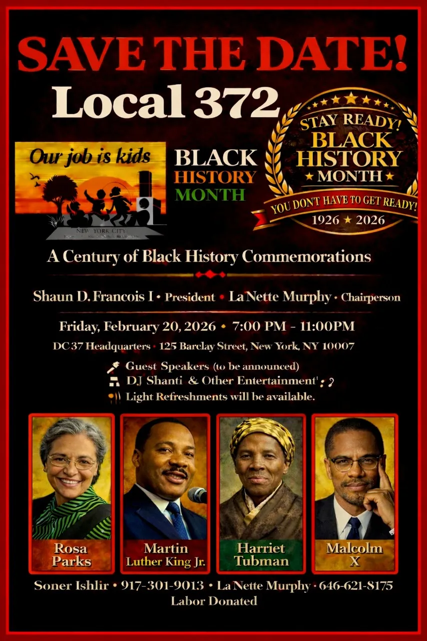 Local 372 Black History Month Celebrations