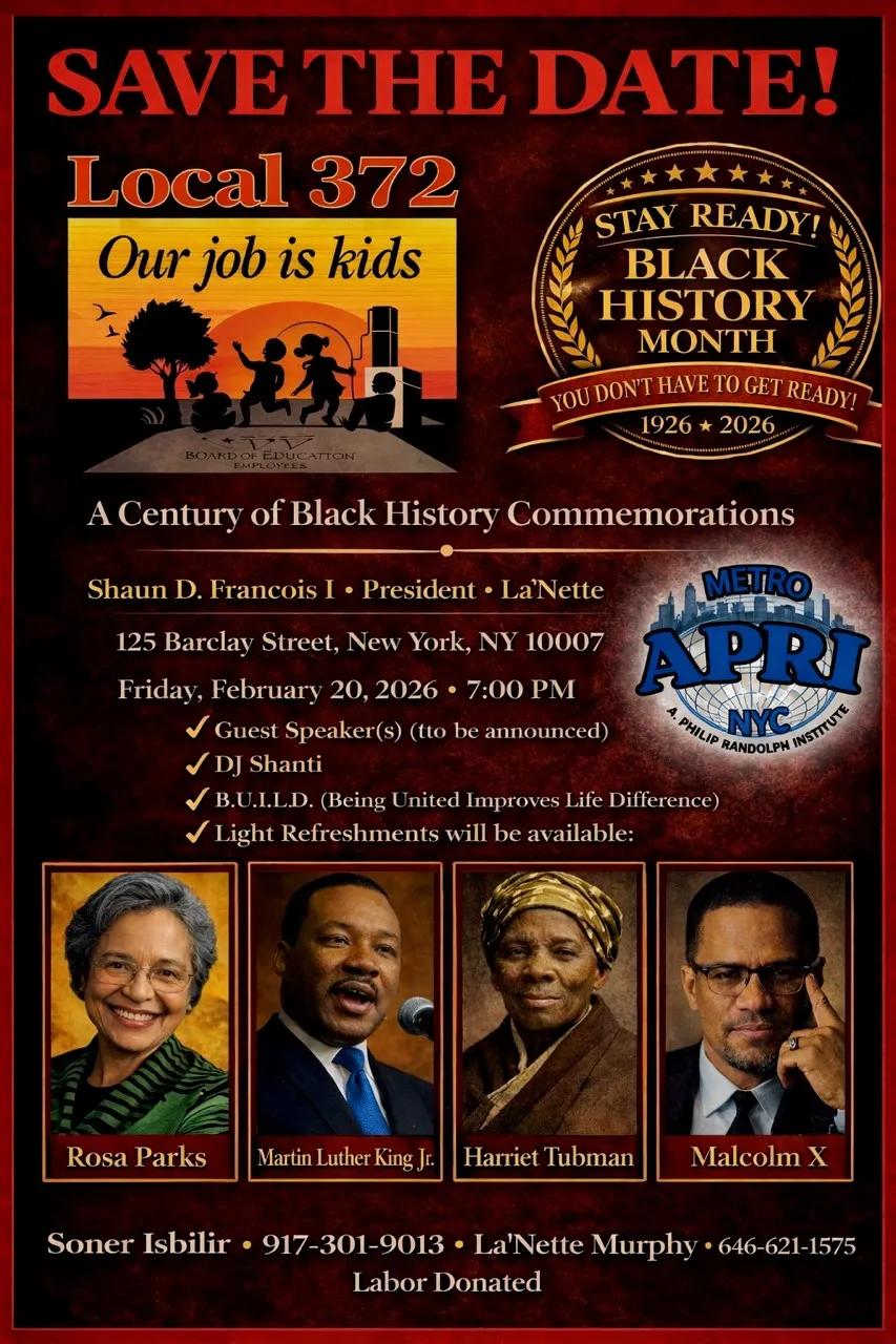 Local 372 Black History Month Celebrations Event