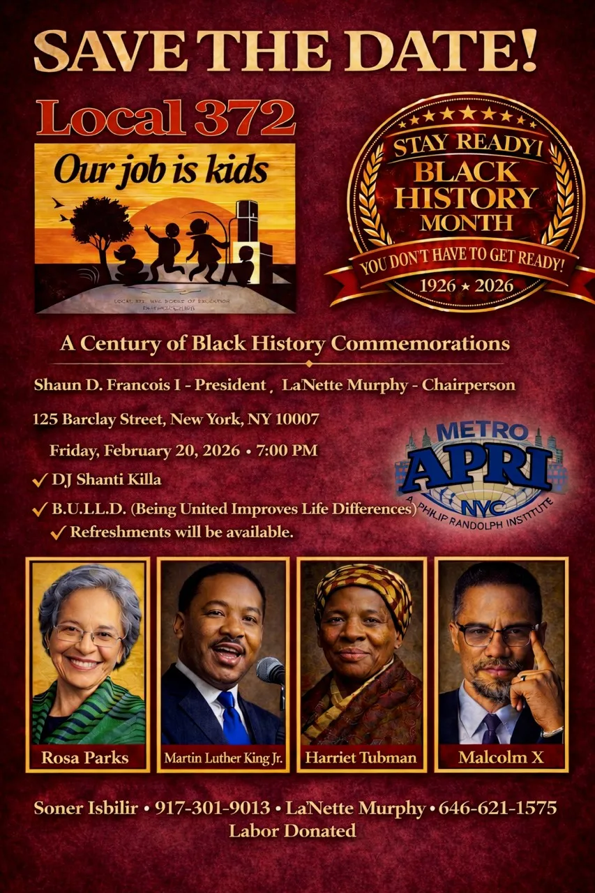 Local 372 Black History Month Celebrations Event