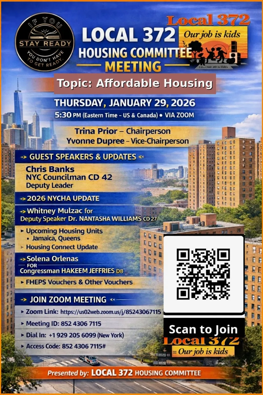 Local 372 Housing Committee Meeting