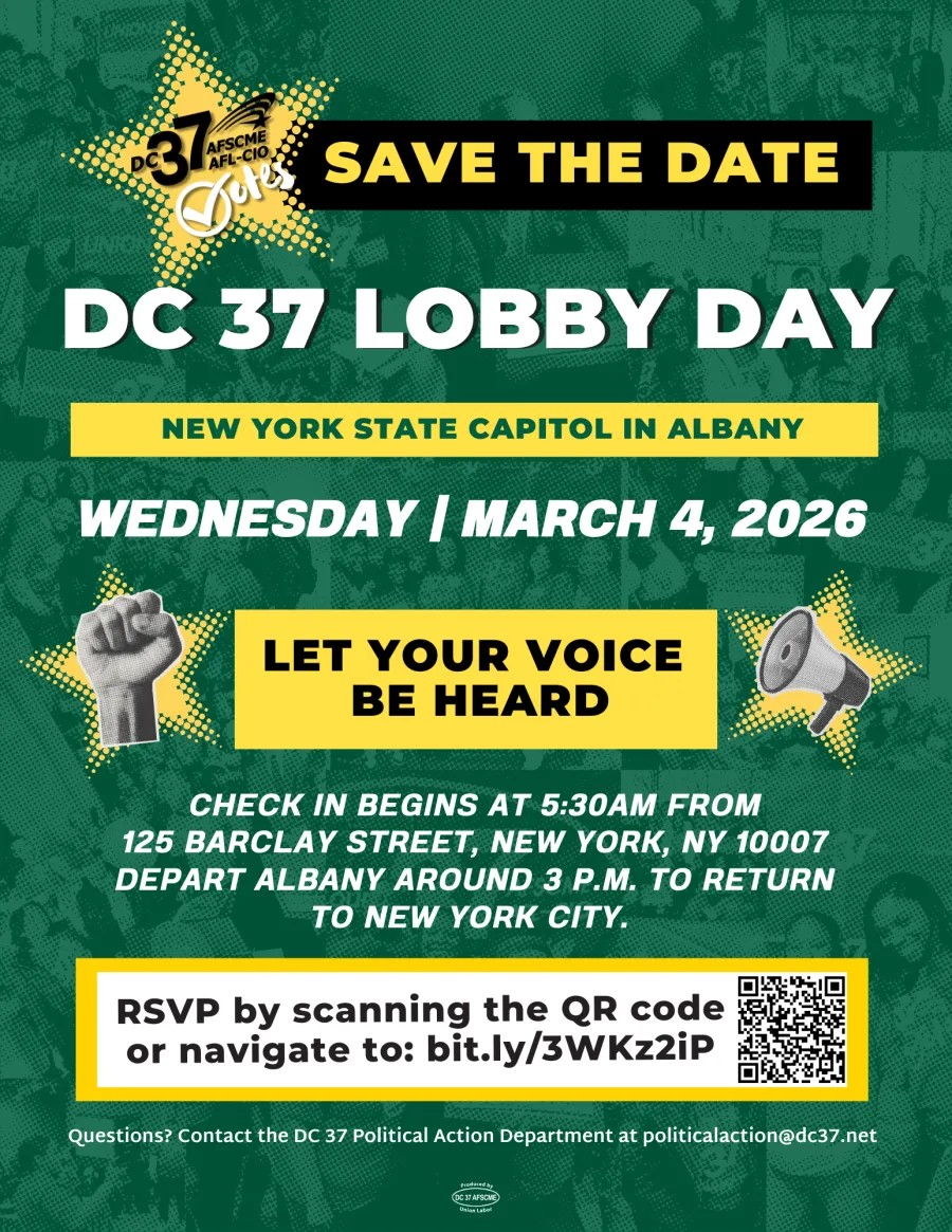 D.C. 37 Lobby Day in Albany
