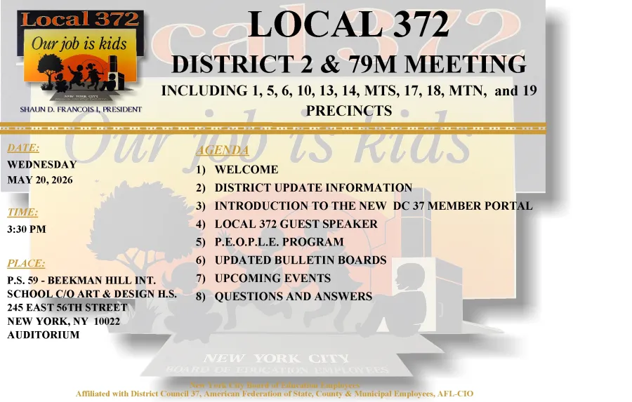Local 372 District 2 Meeting