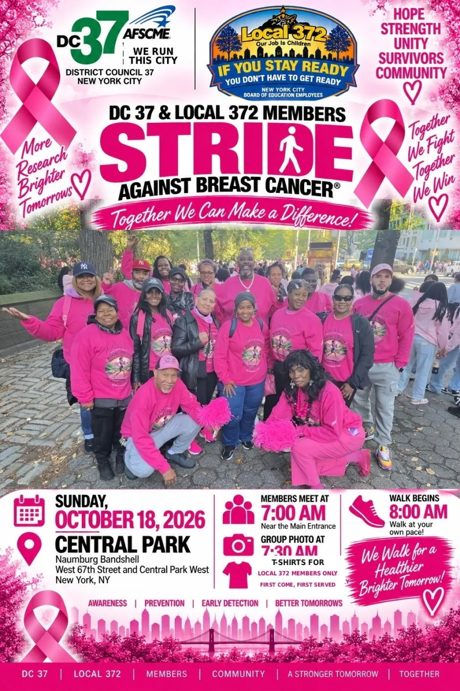 Local 372 Breast Cancer Walk