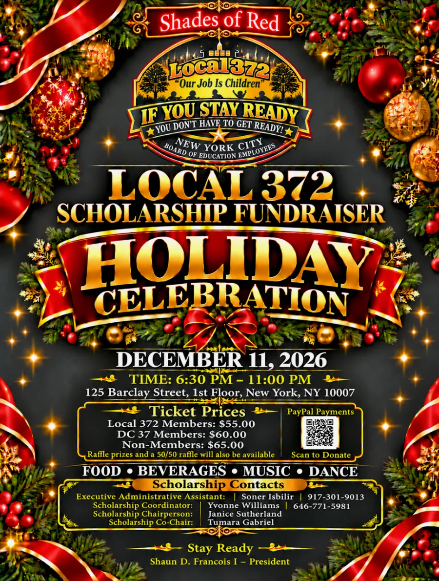 Local 372 Shades of Red Holiday Party