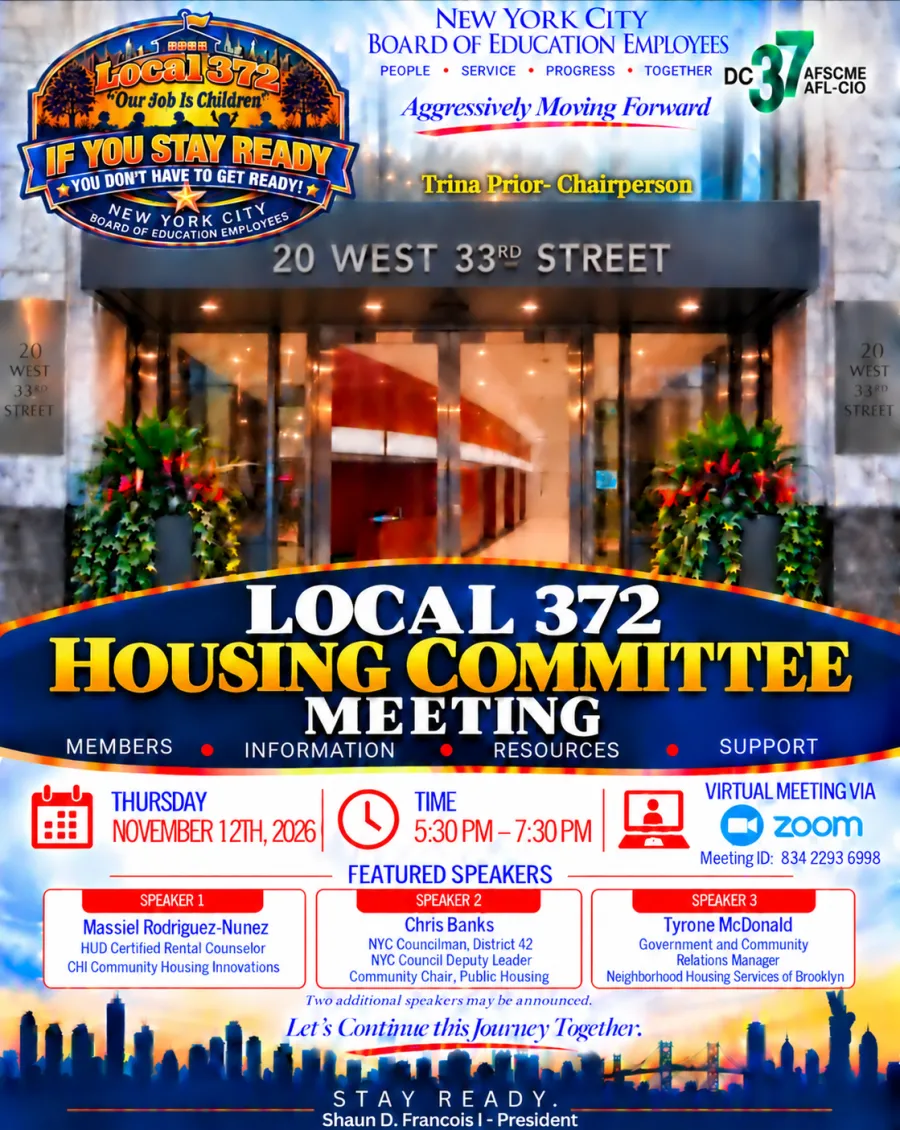Local 372 Housing Committee Meeting