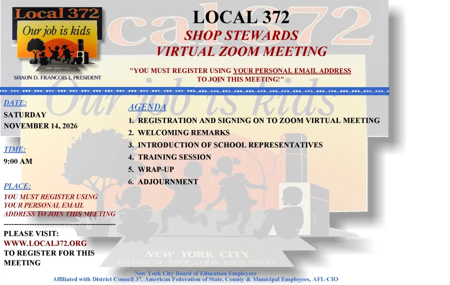 Local 372 Shop Stewards Training