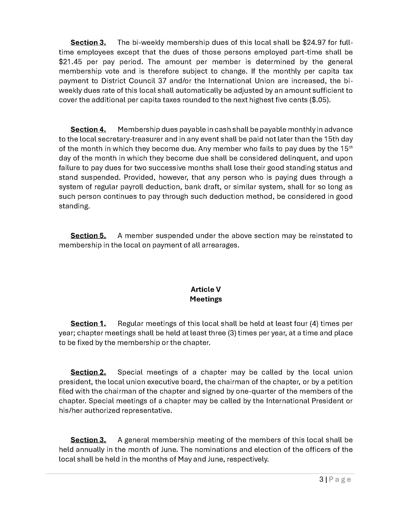 Local 372 Constitution - Page 3