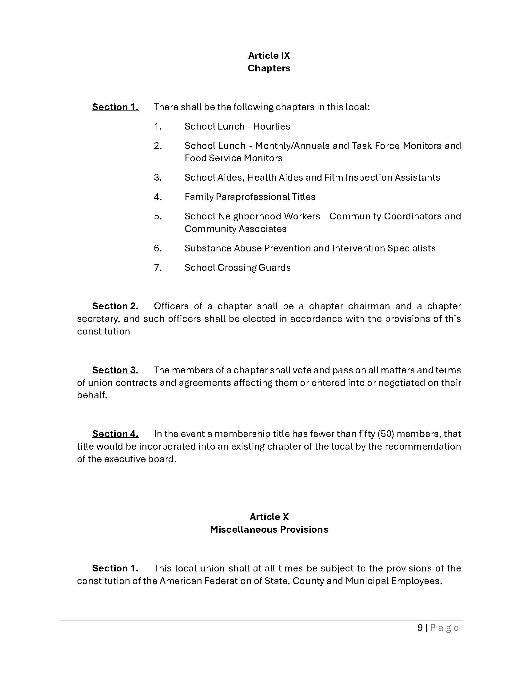 Local 372 Constitution - Page 9
