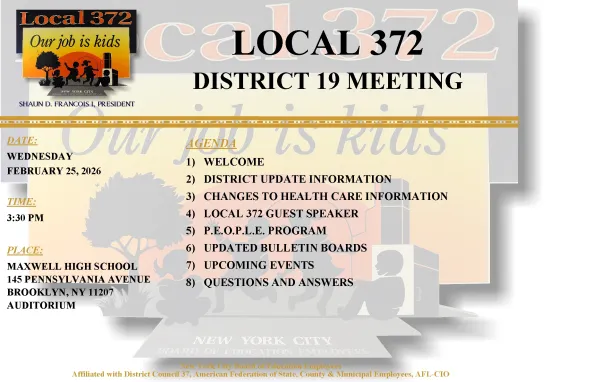 Local 372 District 19 Meeting