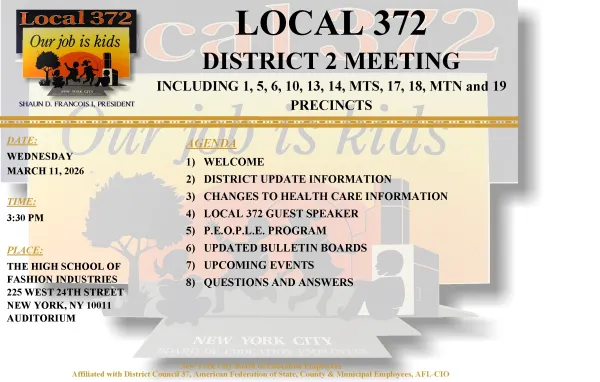 Local 372 District 2 Meeting